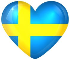 svenska flaggan som hjärta