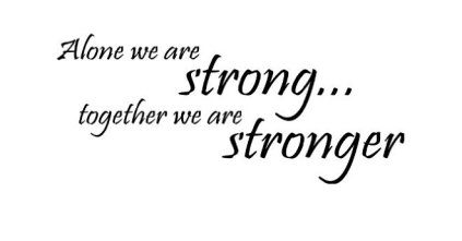 tillsammans är vi starka