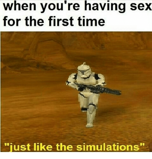 Sex för första gången 1